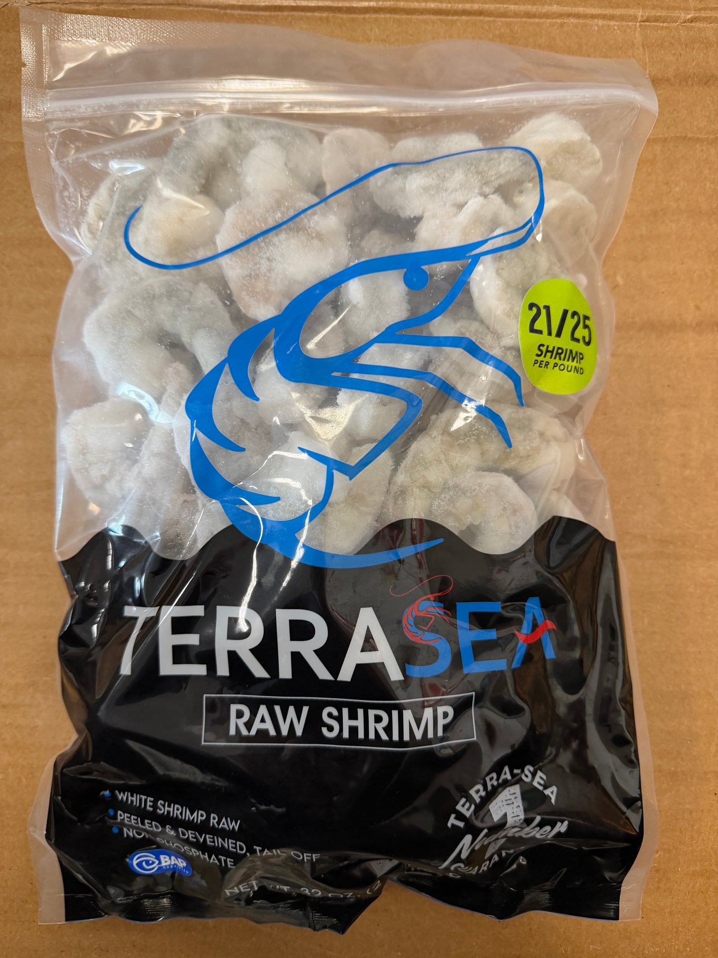 P&D Tail Off 21-25 Shrimp (2lb)